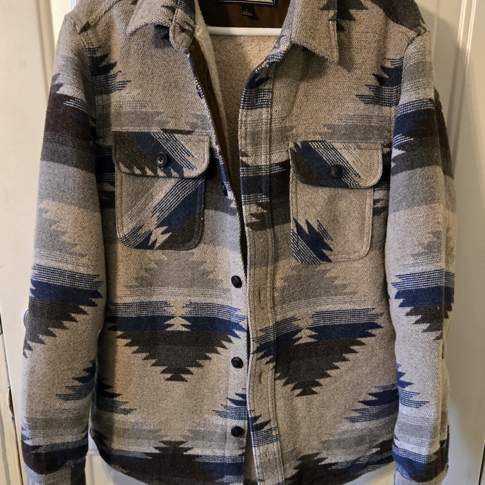 Jachs NY Sherpa Lined Wool Jacket